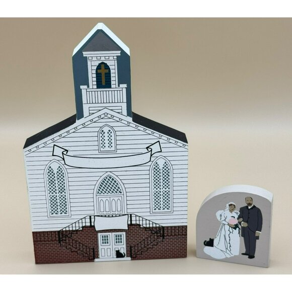 The Cats Meow 1995 Life's Celebrations Blessings Church & Wedding Couple - Picture 1 of 9